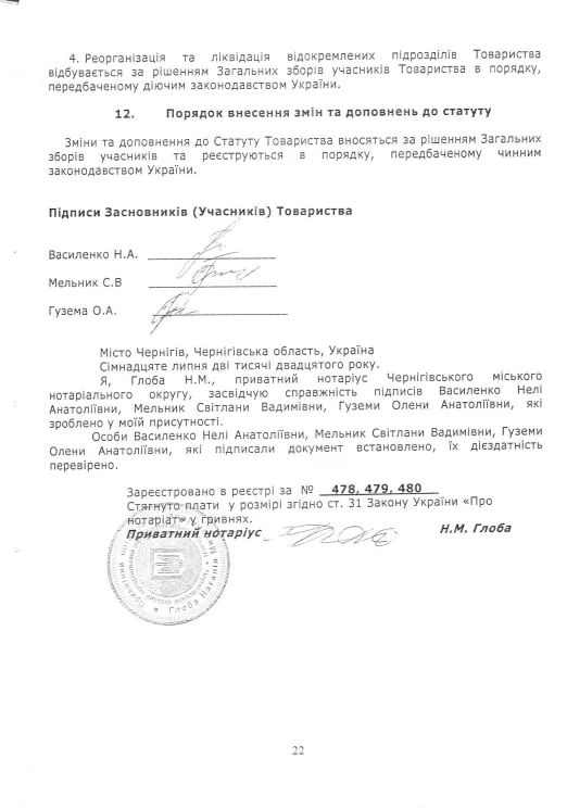 Статут Redfox Homeschool — сторінка 22