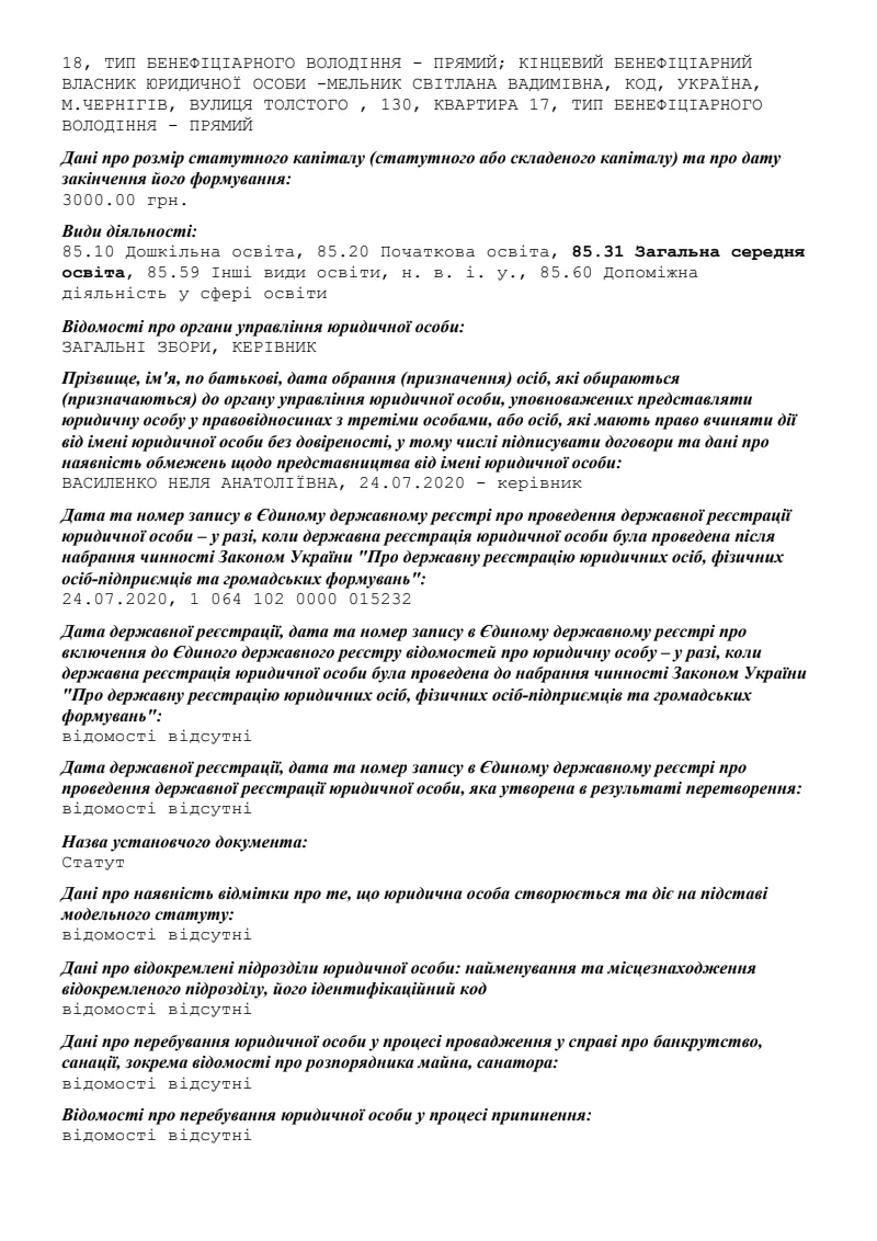 Витяг з офіційного документа — сторінка 2
